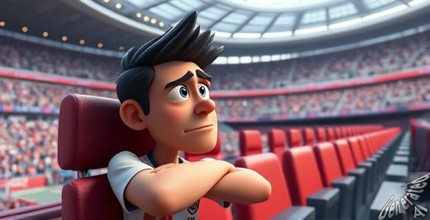 Flick no pudo estar en la banda y el Barcelona perdió