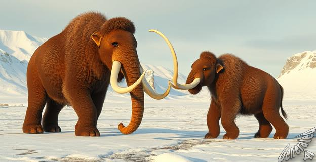 Los mamuts lanudos y colombinos se cruzaron durante 15.000 años