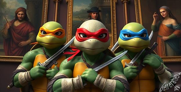 Los nombres de las Tortugas Ninja provienen de artistas del Renacimiento, elegidos por Kevin Eastman y Peter Laird en 1984