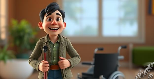 Ha recuperado gran parte de su autonomía física en ocho meses