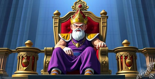 La silla del Gran Anciano de Namek es prácticamente idéntica al trono del Rey Piccolo