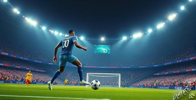 Mbappé anotó en el minuto 50