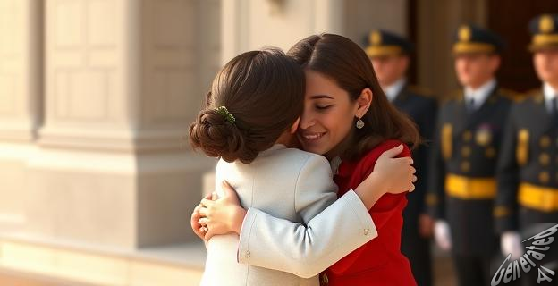 La princesa Leonor y la reina Letizia han demostrado gestos de complicidad y cariño durante su viaje a Navarra