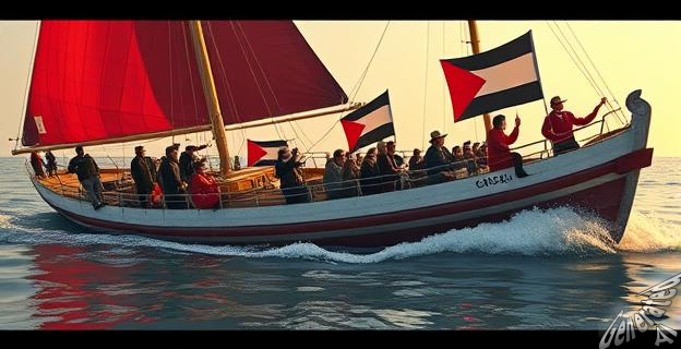 La flotilla zarpará hacia Gaza con 300 activistas de 44 países