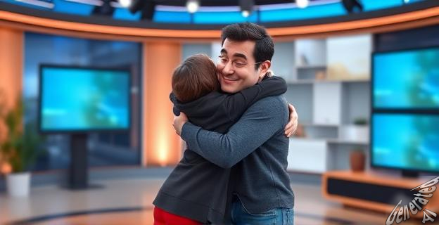 Se emocionó al hablar con su madre en directo