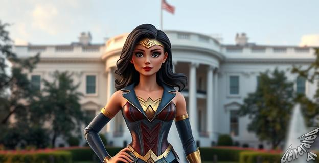 Wonder Woman se postula como presidenta en un futuro lejano