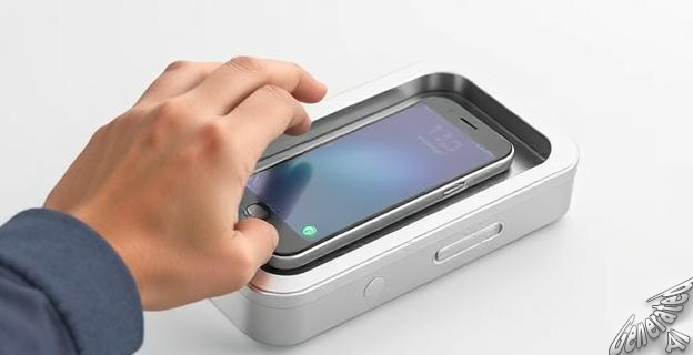 Una funda de acero inoxidable que pesa 2,7 kilogramos