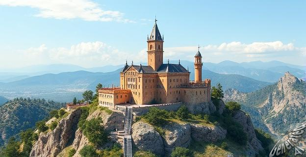 El Castillo de Santa Bárbara se encuentra en lo alto de los Montes de Valdespartera, al sur de Zaragoza