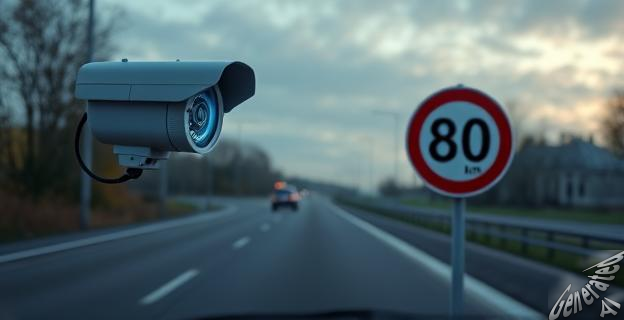La DGT está generando multas de 200 y 300 euros con radares de obra en zonas con velocidad reducida temporalmente