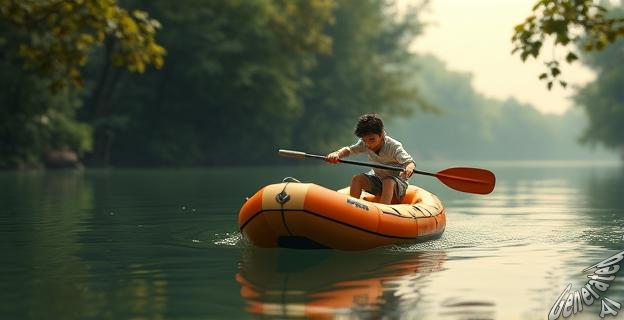 Murió después de saltar a una balsa y no salir