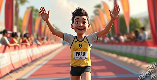 Pau Martí ganó la Carrera de la Paz con 2 segundos de ventaja