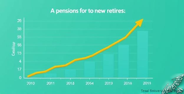 Las pensiones de los nuevos jubilados son un 26,6% más elevadas