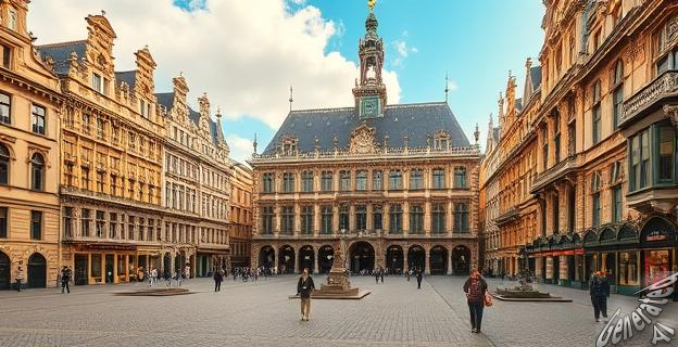 El centro histórico de Bruselas es el corazón de la ciudad