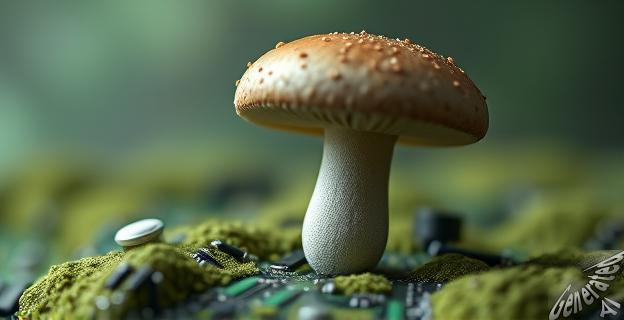 Los microchips biodegradables hechos a partir de hongos comestibles pueden cambiar su estado eléctrico hasta 5.850 veces por segundo