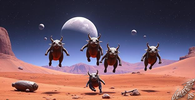 Un jugador ha encontrado un planeta con animales con forma de pene que se desplazan dando saltitos y pueden ser domesticados