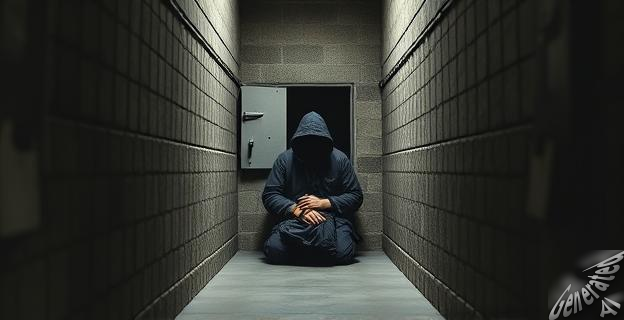 Se escondió en un saco de ropas