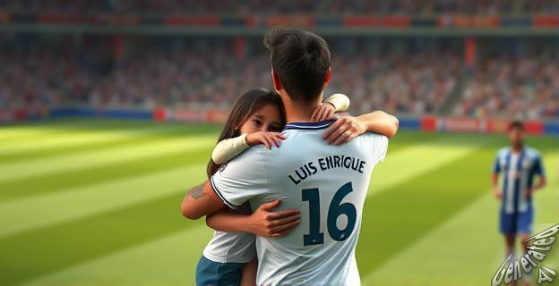 Luis Enrique y su familia honraron a Xana con un homenaje emocional tras la victoria del PSG
