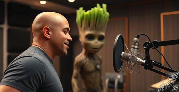 Vin Diesel ha participado en más películas de Marvel Studios debido a que dobló a Groot en 15 idiomas