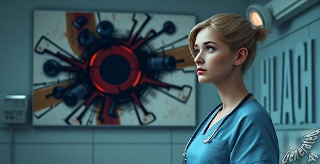 Una enfermera considera la obra 'demasiado aterradora' y la compara con su estado mental después de una larga guardia