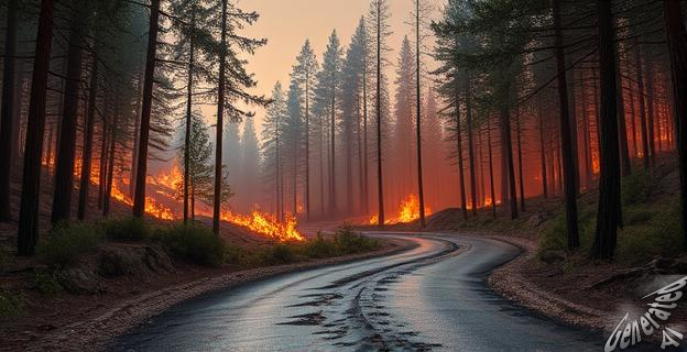 El incendio forestal fue controlado y la carretera CM-412 fue reabierta