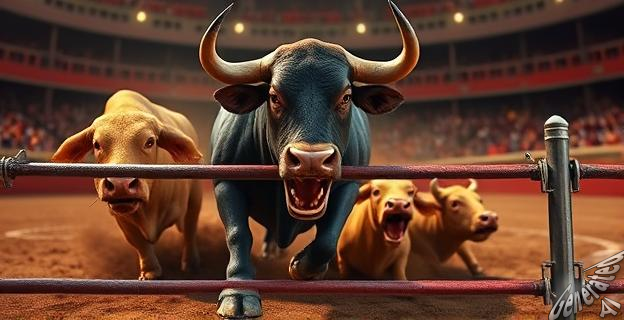 Un toro de 500 kilos rompió las barreras y causó una herida