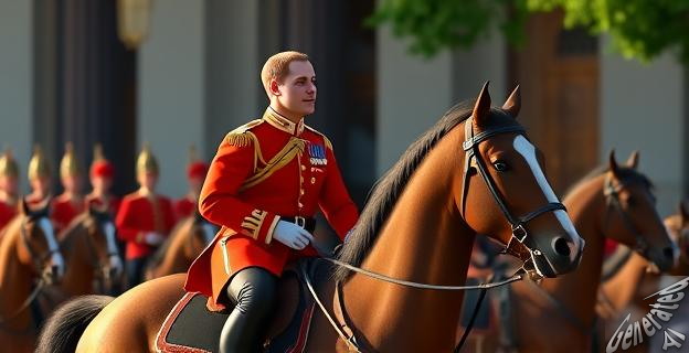 Guillermo cabalgará en el Trooping the Colour