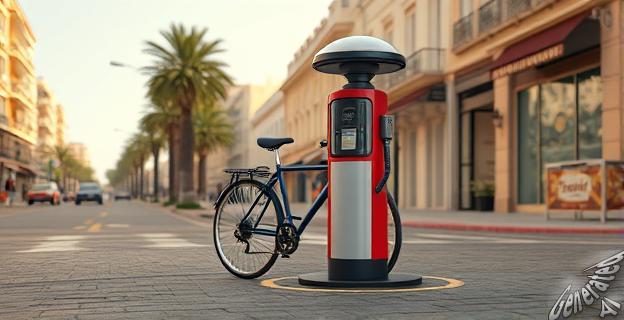 Un hinchador para bicicletas