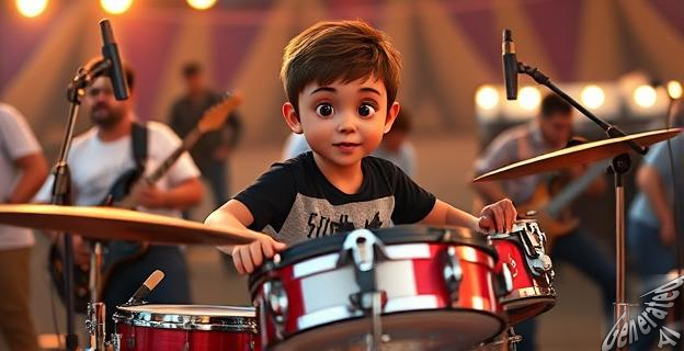 Noah Pope debutó con The Living End a los 12 años