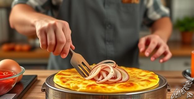 La tortilla de patata es con cebolla