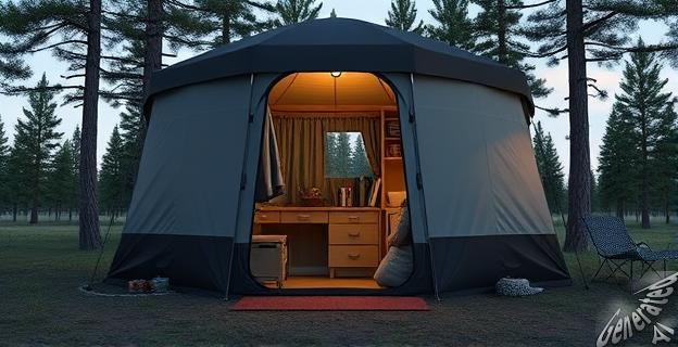 El armario de camping plegable Quechua Basic de Decathlon