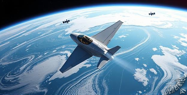 El Aurora es un avión espacial reutilizable que vigila satélites en órbitas muy bajas