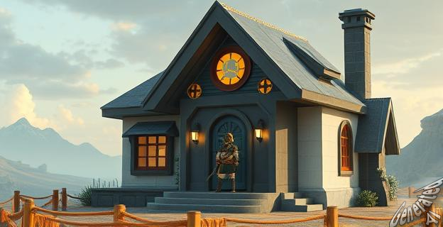 Una casa futurista con un costo de 1.500 rupias