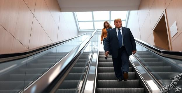 La ONU ha explicado que la escalera mecánica se detuvo debido a un mecanismo de seguridad integrado