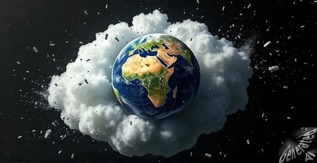 Más de 100 millones de restos espaciales