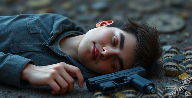 Un disparo con un arma de poco calibre