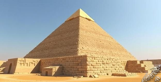 La Gran Pirámide de Guiza tiene ocho lados debido a una concavidad en el centro de cada cara