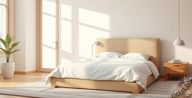 La cama debe tener un respaldo sólido y estar alejada de puertas y ventanas