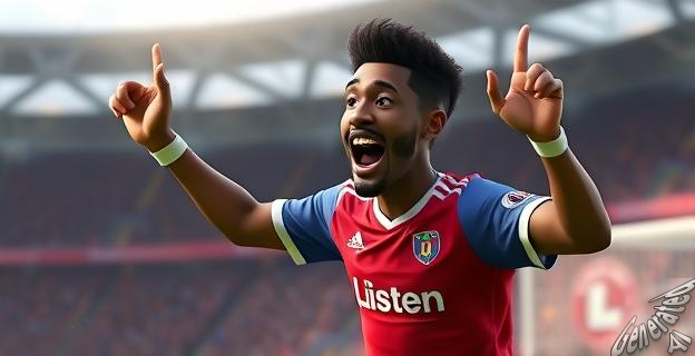 Ruben Kluivert anotó su primer gol con el Lyon