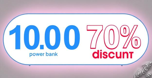 Un power bank de 10.000 mAh con un descuento del 70%, de 49,99 € a 14,99 €
