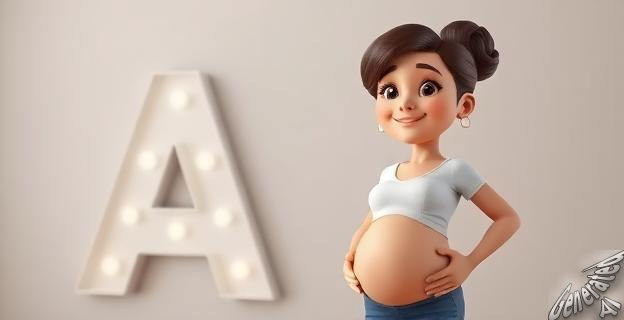 El nombre del bebé empezará por A
