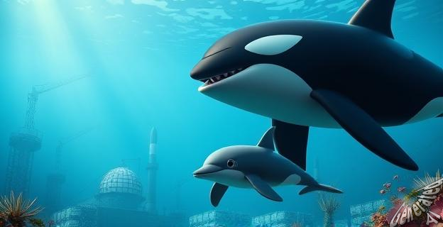 Orcas y delfines