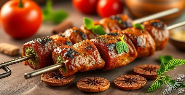 albóndigas y pinchos morunos