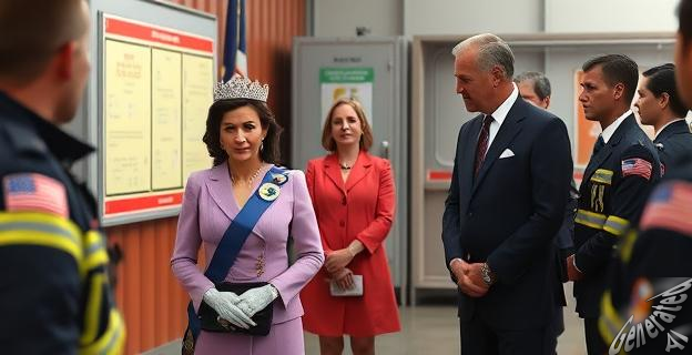 La reina Letizia ha visitado el Centro de Coordinación del Distrito Forestal XIV en Verín