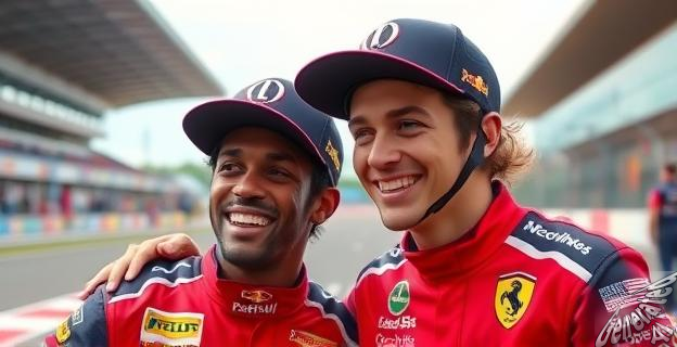 Nico Williams conoció a Max Verstappen en el GP de España