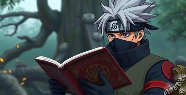 La máscara la utiliza para evitar que la gente vea que su nariz sangra al leer novelas eróticas de Jiraiya