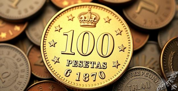 La moneda de 100 pesetas de 1870 puede alcanzar un precio de venta de hasta 150.000 euros