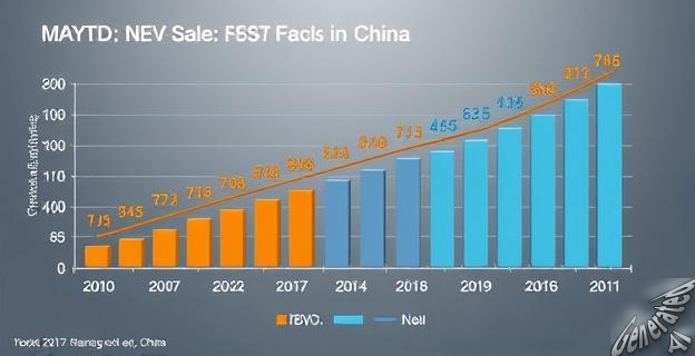 BYD lidera en ventas de vehículos NEV en China con un 60% del total