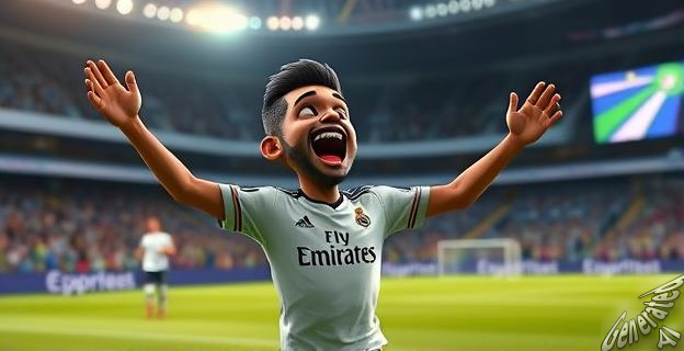 Vinicius destacó en el encuentro con dos goles de rebote