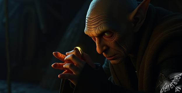 Sméagol se convirtió en Gollum después de matar a su primo por el Anillo Único