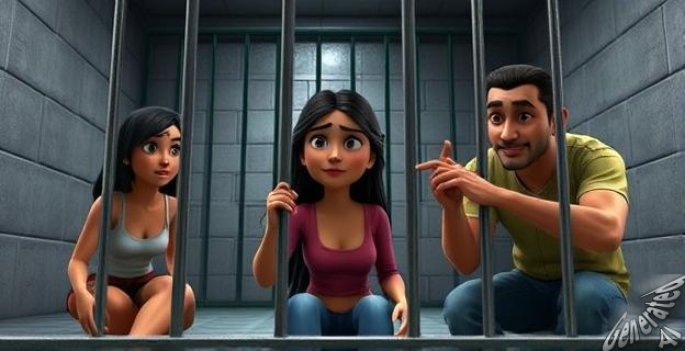 Luisa es ayudada por Adriana, Rafael y Alejo en la cárcel